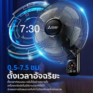 พัดลมติดผนัง 16 นิ้ว แบบรีโมท/หมุนมือ ลมแรง ติดตั้งง่าย ปรับแรงลมได้ ใช้งานสะดวก แข็งแรงทนทาน