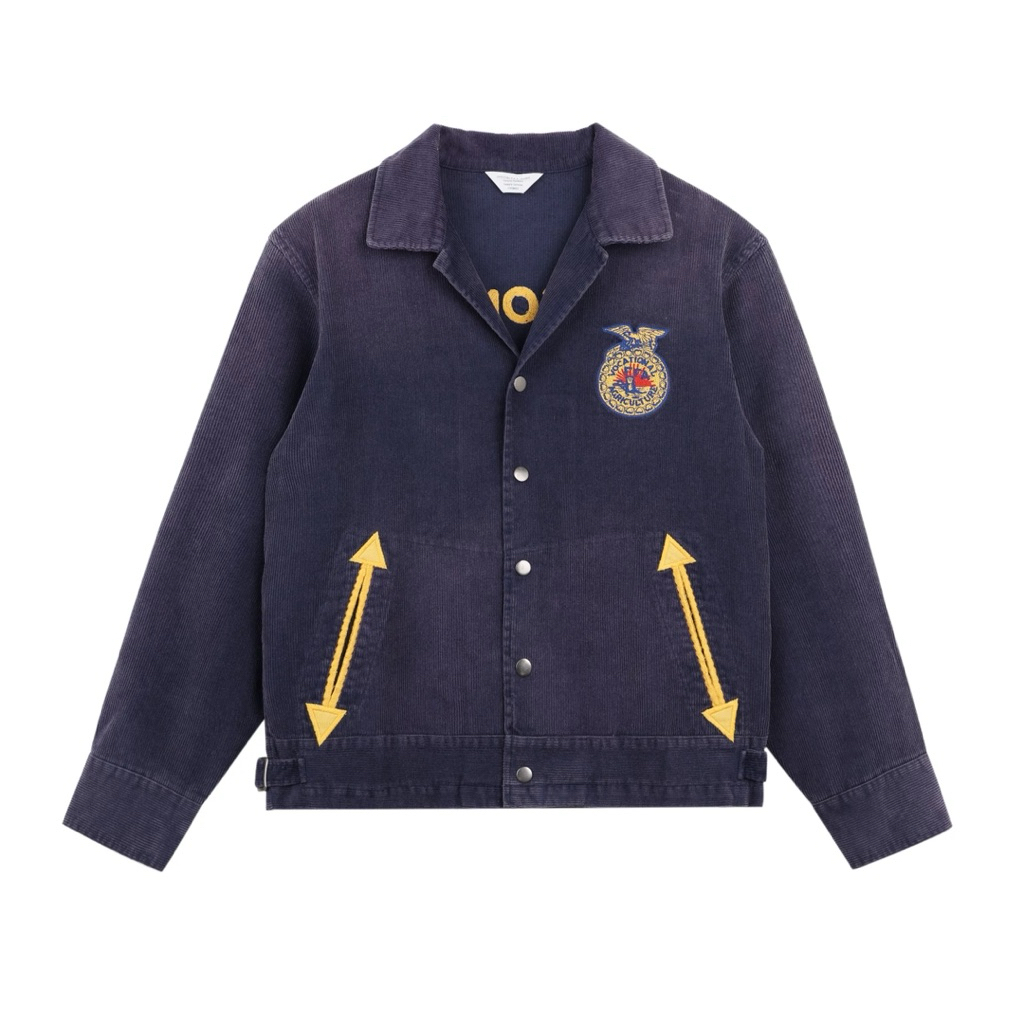 FFA Jacket Future Farmers Agriculture  1950 style FFA JACKET เสื้อFFA เสื้อฟาร์ม กระเป๋าหัวศร กระดุม