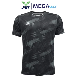 เสื้อกีฬาคอกลม FBT รุ่นใหม่ B2A223 B2A224 ตัดต่อคอยางยืด ผ้าไมโคร