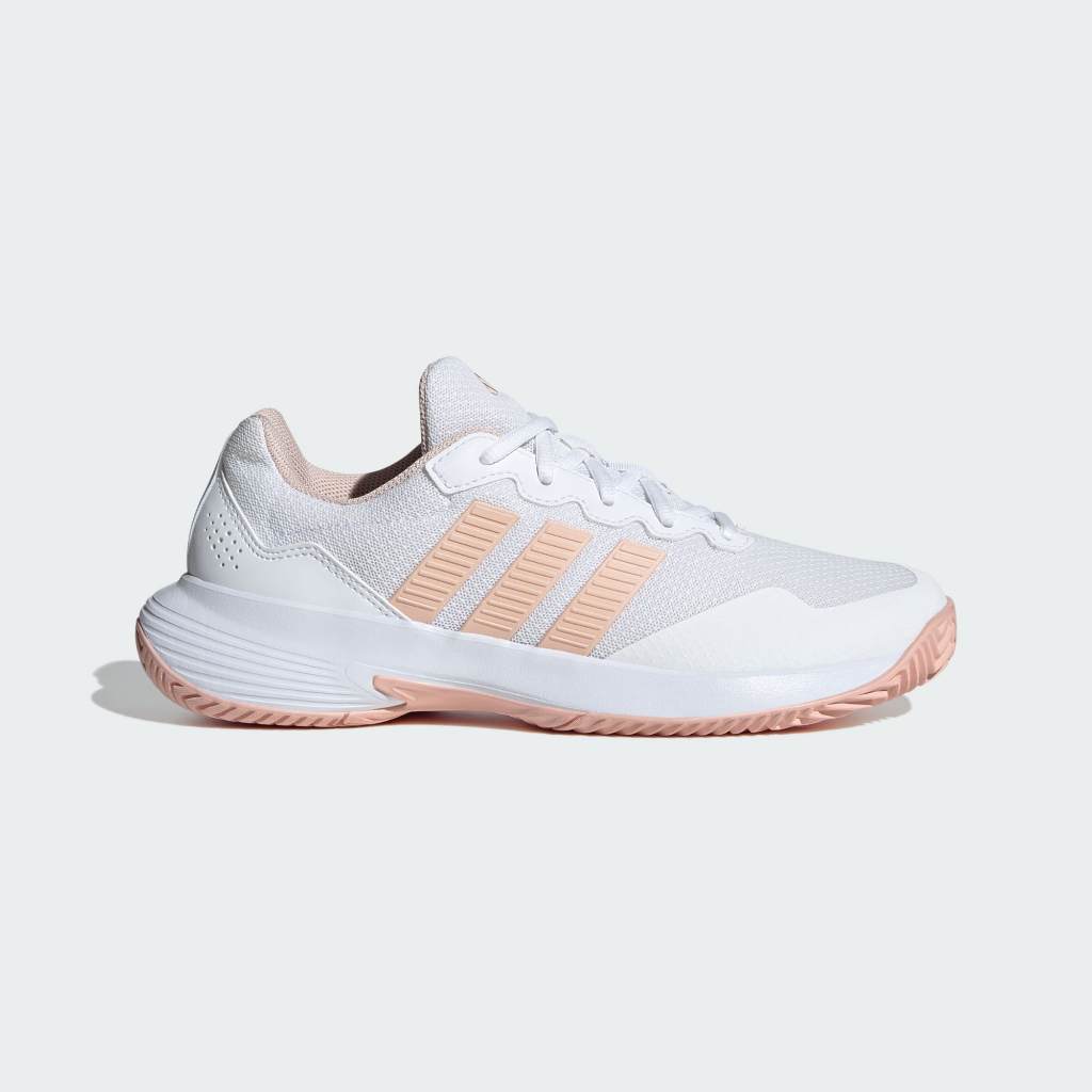 Adidas รองเท้าเทนนิสผู้หญิง GameCourt 2 | Cloud White/Blush Pink/Cloud White ( KI0785 )