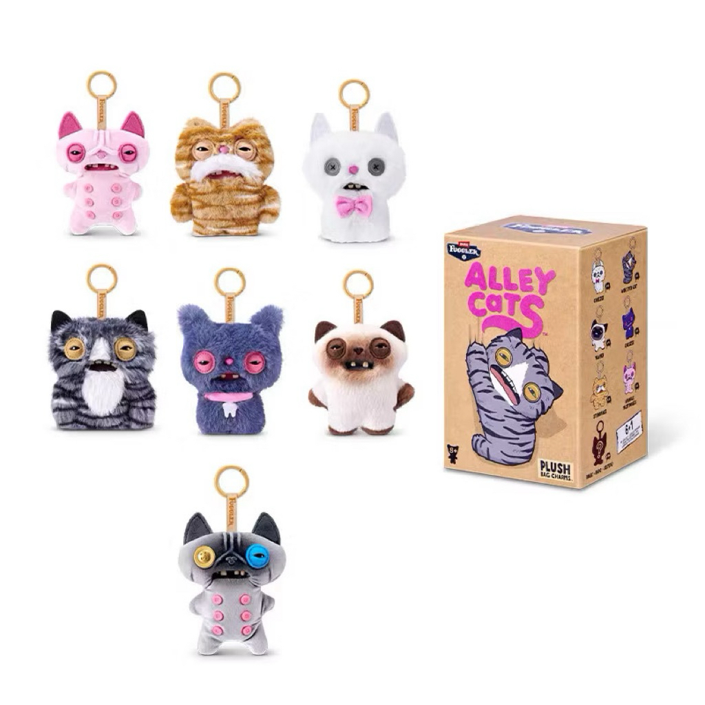 (1 กล่องจุ่ม) FUGGLER ALLEY CATS พวงแมวเหมียวฟักเกลอร์ (พร้อมส่งในไทย 🇹🇭)