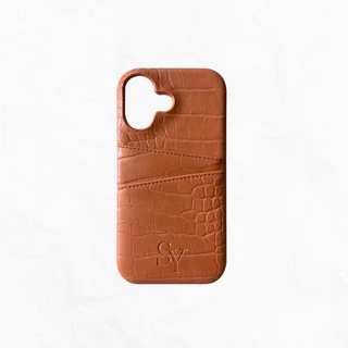SAYA - Croc Cardholder Case (iPhone 17 & 16 series)