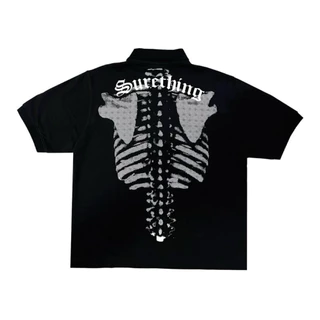 Surething - Wheelie polo shirt เสื้อโปโล มี 4สี คอปก ทรง boxy