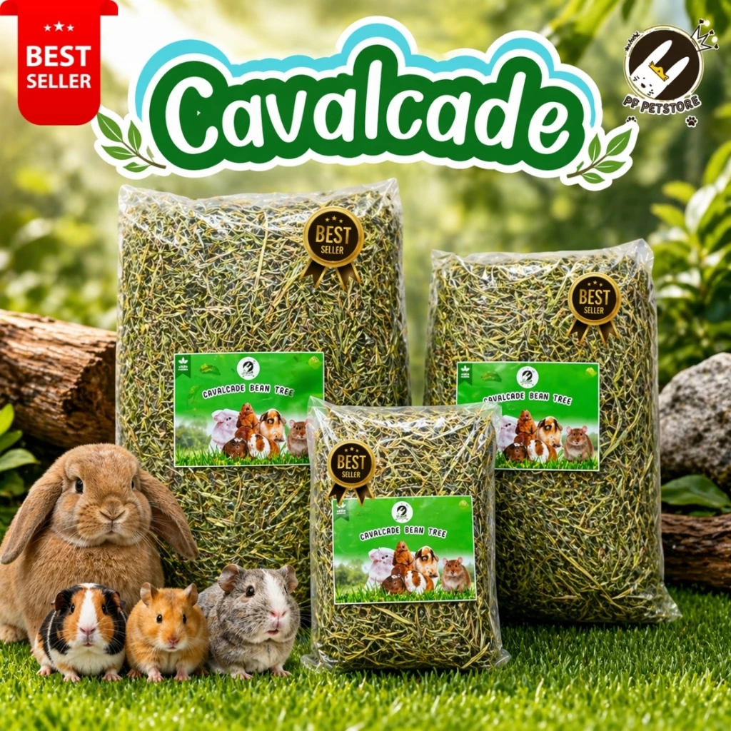 Cavalcade หญ้าถั่วคาวาเคด อบแห้ง เกรดดีเยี่ยม อบแห้งกลิ่มหอมคุณภาพดีเยี่ยม สำหรับสัตว์เลี้ยง มี3ขนาดให้เลือก