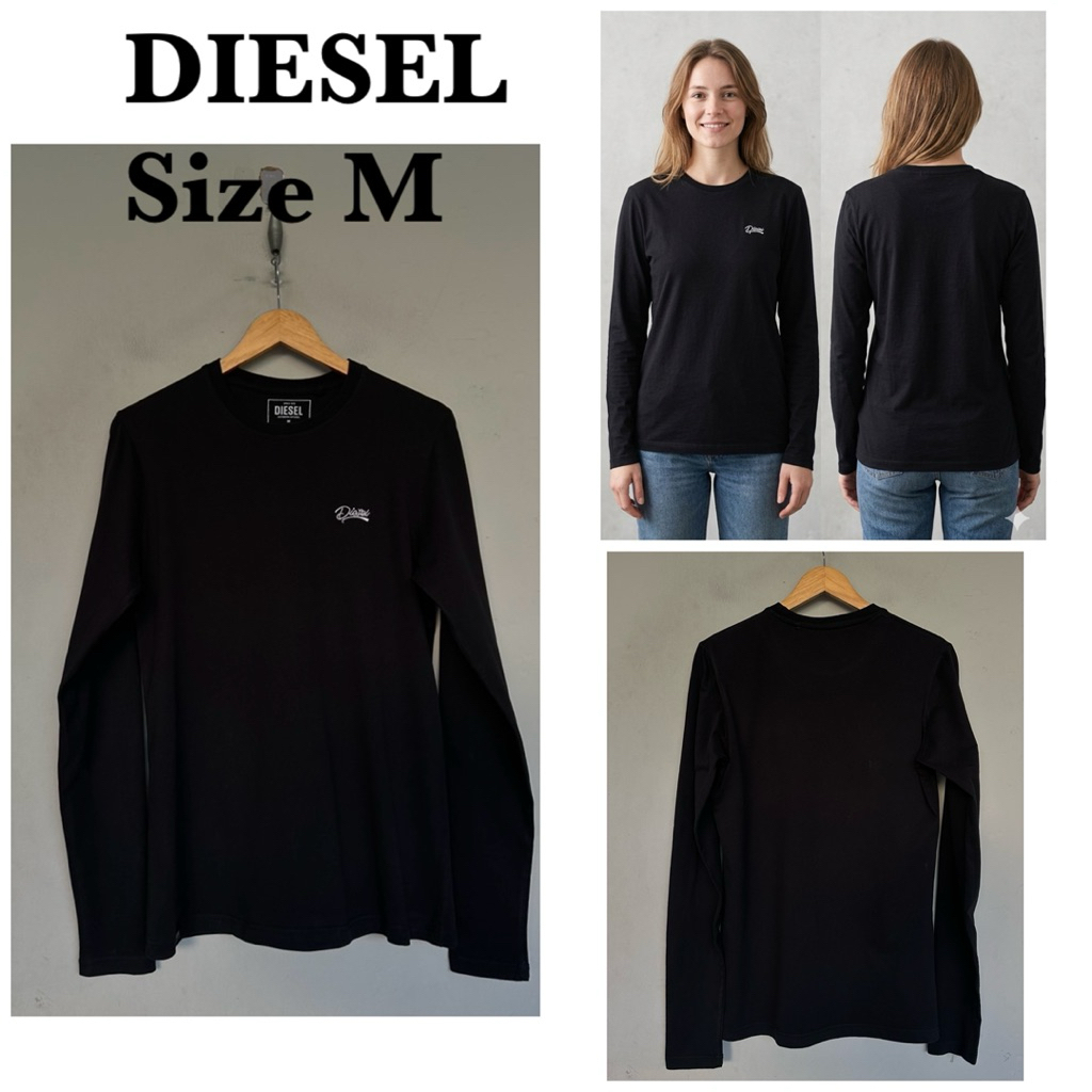 DIESEL เสื้อยืดมือสองของแท้