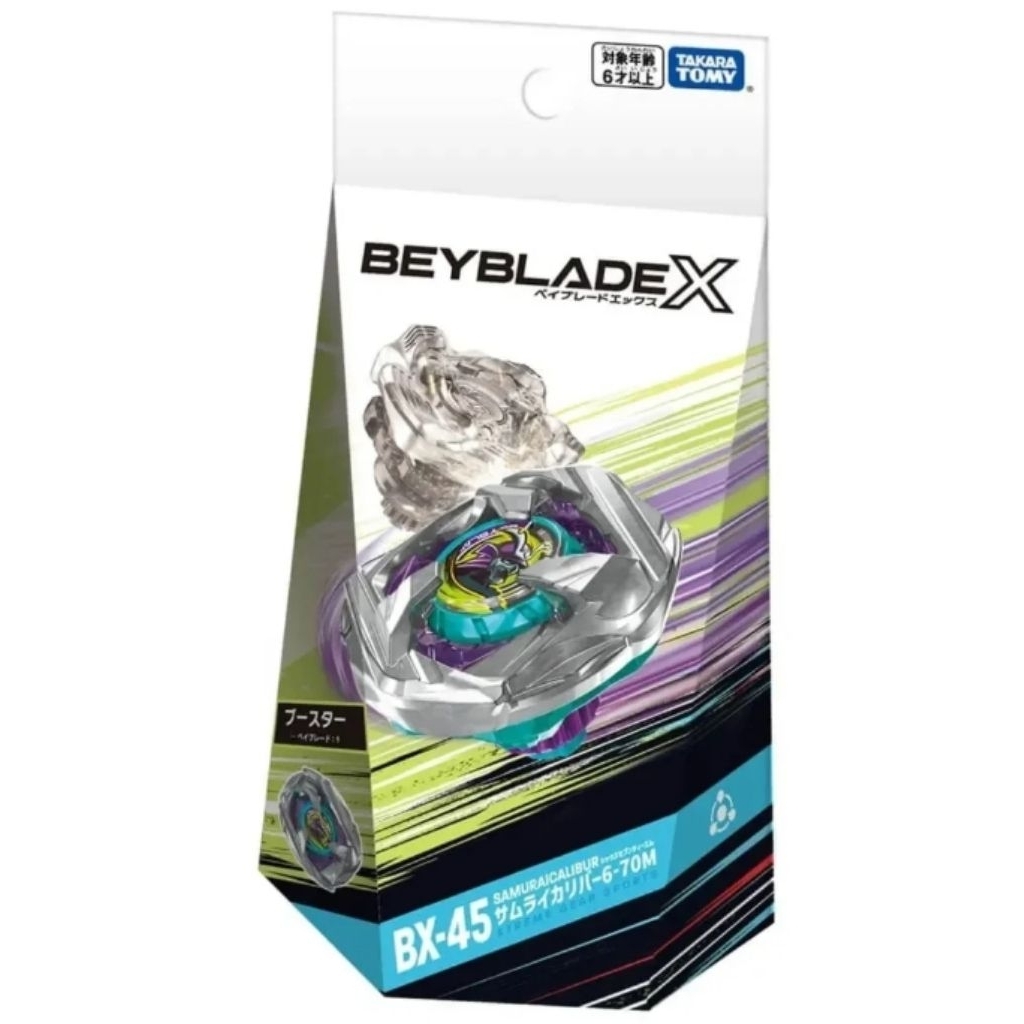 BX-45 SamuraiCalibur 6-70M Beyblade X ของแท้ 100% TAKARA TOMY