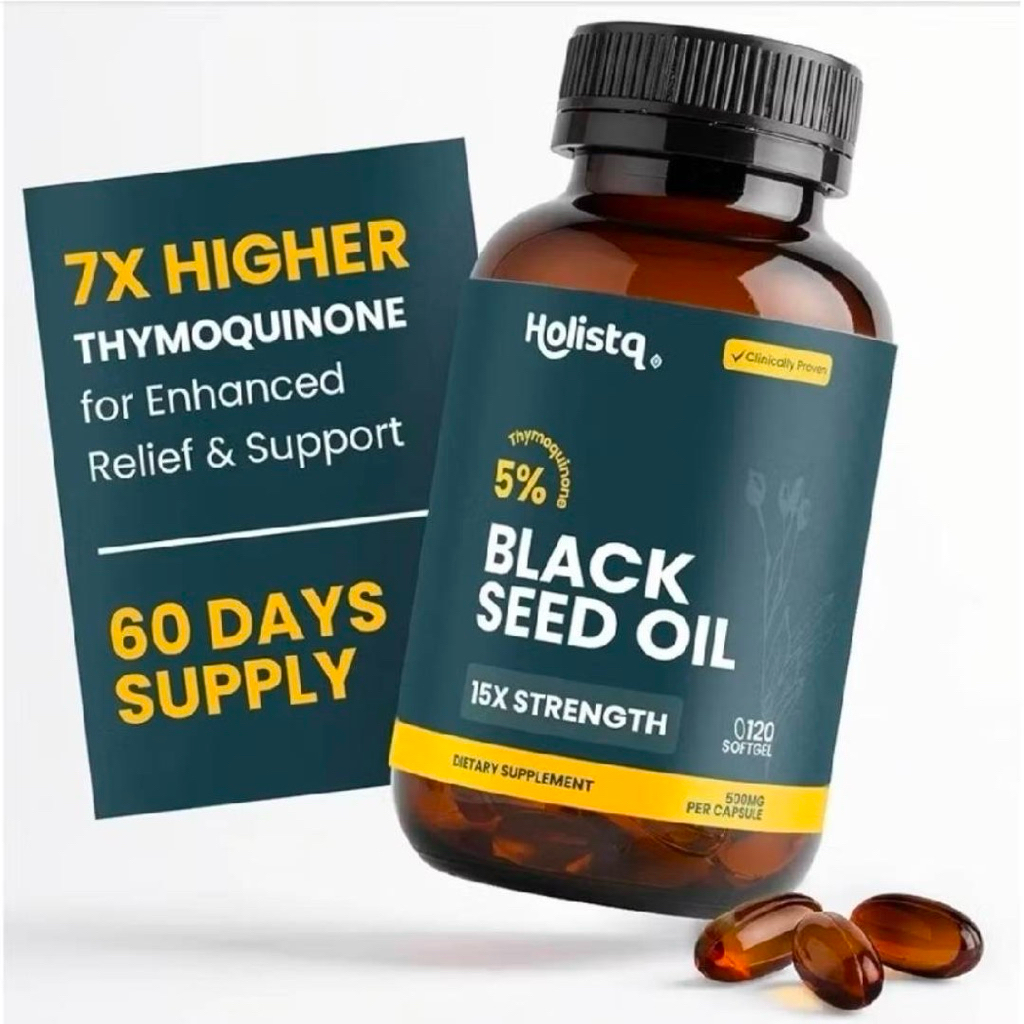 💥พร้อมส่ง💥Black Seed Oil Organic Cold Pressed, 120 Softgels