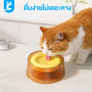 [ส่งฟรี🇹🇭] CleverPet ชามใส่น้ำสัตว์เลี้ยง ชามน้ำแมว ชามน้ำหมา กันฝุ่น กันคางเลอะ PET BOWL