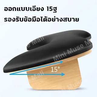หมอนรองมือสำหรับทำเล็บ หมอนทำเล็บ หนัง PU พกพาสะดวก ได้รูปร่าง U หมอนรองม Mini Muse