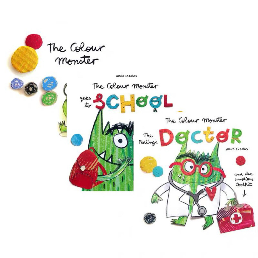 ชุดนิทาน 3 เล่ม The Colour Monster สัตว์ประหลาดหลากสี เล่มที่หมอประเสริฐแนะนำ The Colour Monster อายุ 2-6