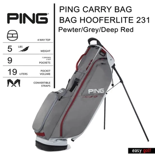 PING CARRY BAG HOOFERLITE 231 PING CARRY BAG ถุงกอล์ฟ