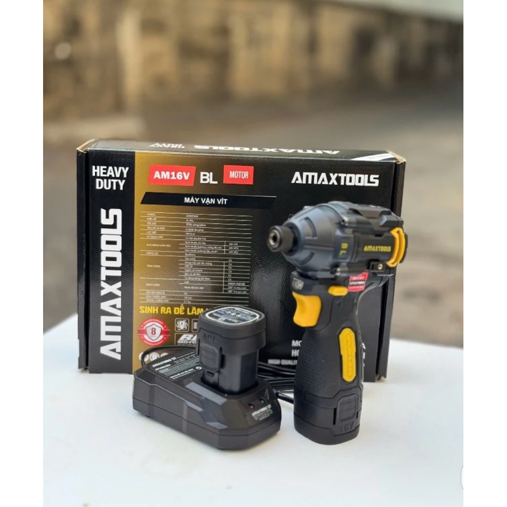 Amaxtools ไขควงกระแทก 16v