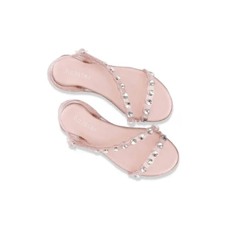 holster australia รองเท้าแตะรัดส้นผู้หญิง lola glitter สี rose