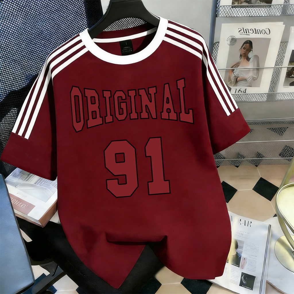 Q-1419 เสื้อยืดสายสปอร์ต รุ่นนี้มี3สีให้เลือก ดีไซน์มินิมอล ใส่ง่าย แมทช์ได้ทุกลุค