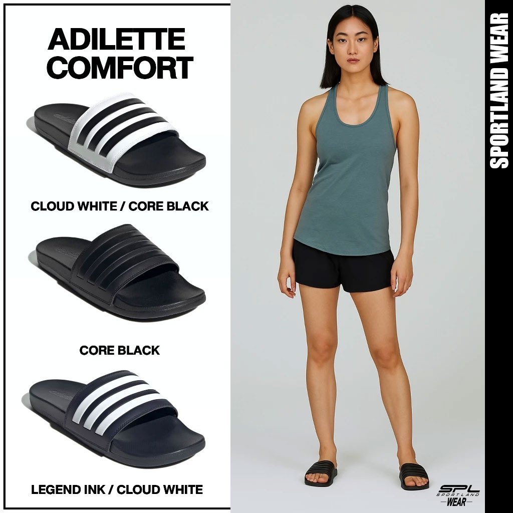 Adidas Collection อาดิดาส รองเท้าแตะ SPF Adilette Comfort รุ่น GZ5892 / GZ5891 / GZ5896 / GZ5893 / G