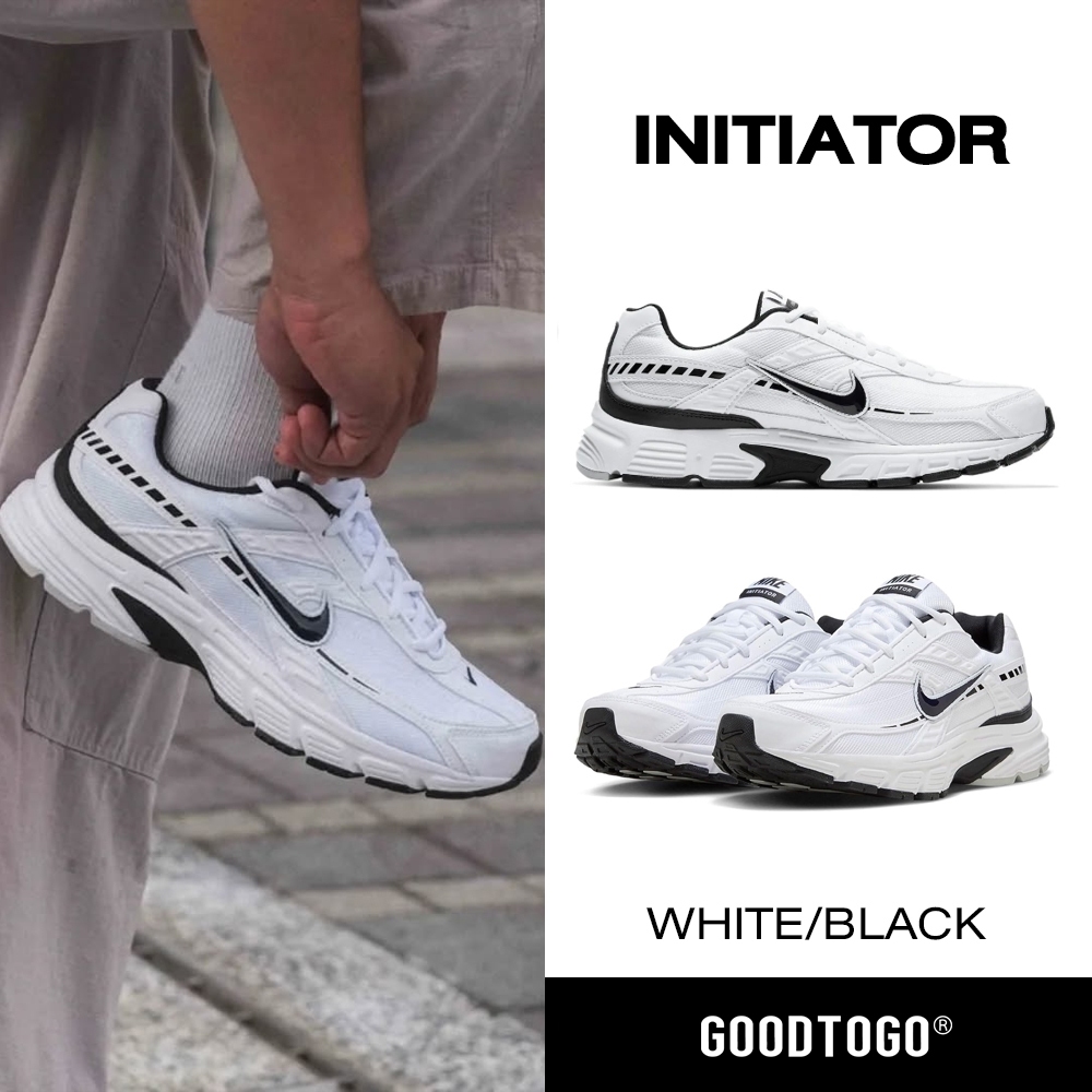 Nike รองเท้าผ้าใบ รองเท้าวิ่ง Initiator White Black รหัสสินค้า 394055-100 – โปรปัง
