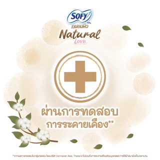 แผ่นอนามัยโซฟี ถนอมผิว เนเชอรัล เลิฟ แบบมาตรฐาน มีกลิ่นหอม 24 ชิ้น (x3 แพ็ค)