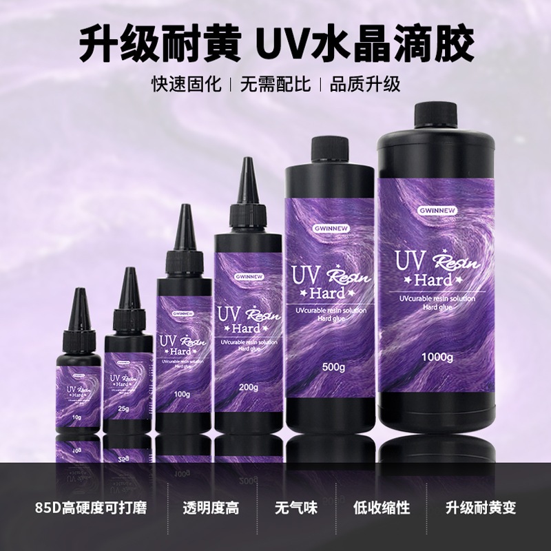 รซิน UV สำหรับทำต่างหู จี้ และเครื่องประดับอื่นๆ  เรซิน UV ชนิดเหลวแห้งเร็ว