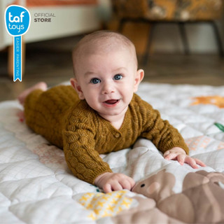 Taf Toys แผ่นรองคลาน พับได้ Fantasy Bloom Quilted Playmat แผ่นกิจกรรม ของใช้เด็กแรกเกิด รูปที่ 3
