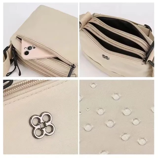 กระเป๋าไหล่แฟชั่นสตรี, กระเป๋า crossbody สบายๆ ความจุขนาดใหญ่, กระเป๋าสะพายไหล่ปรับได้ แบบพกพาหลายช่อง