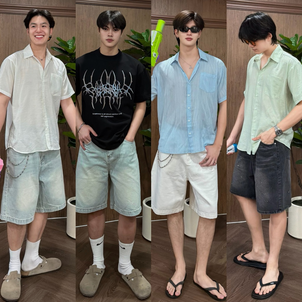 ‼️พร้อมส่ง🍻Jayler Jeans (เอวปกติ) กางเกงยีนส์ขาสั้น✨ทรงสวย เนื้อผ้าคุณภาพดี🔥