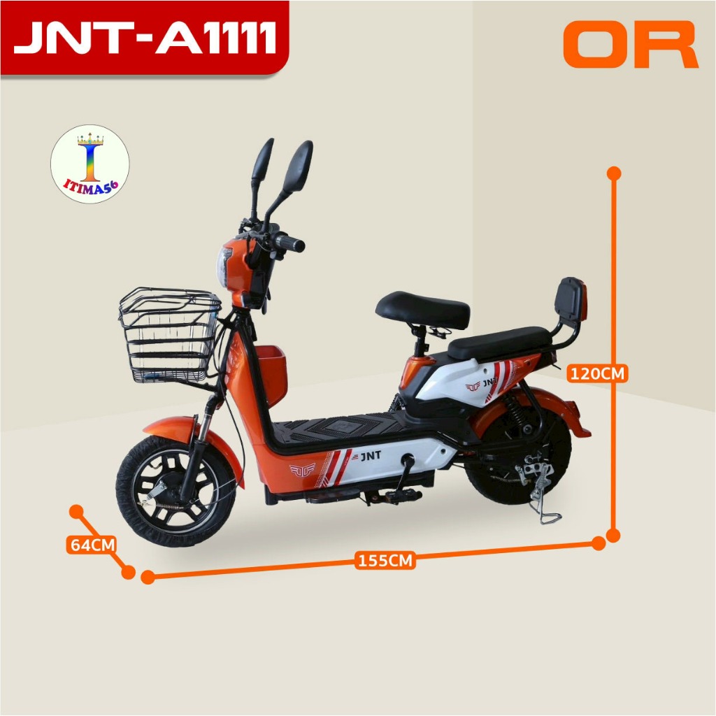 Itima56 จักรยานไฟฟ้า จักรยานไฟฟ้าแบต36v12  ดีไซส์สุดเท่ หน้าจอดิจิตัล รุ่น JNT1111