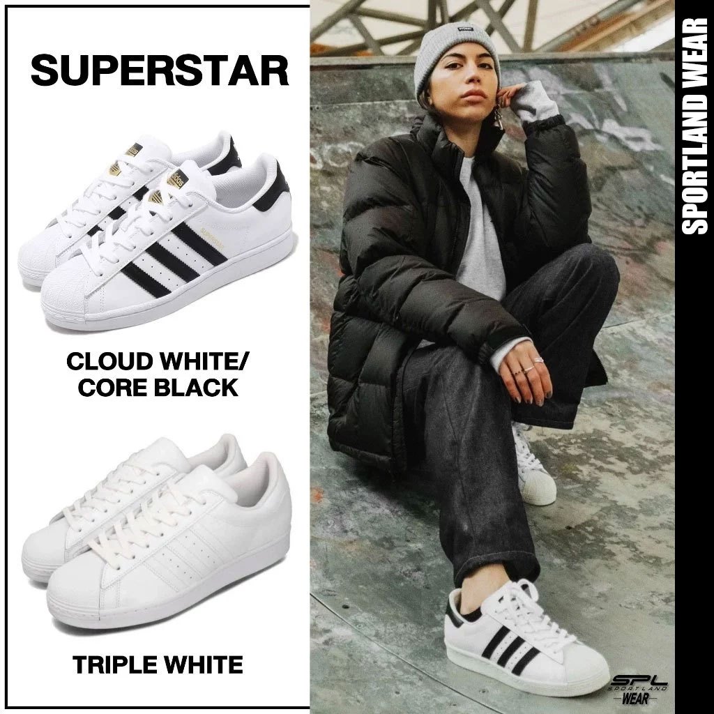 Adidas Collection อาดิดาส รองเท้าผ้าใบ รองเท้าลำลอง OG M Shoe Superstar รุ่น EG4958 / EG4960 (4000)