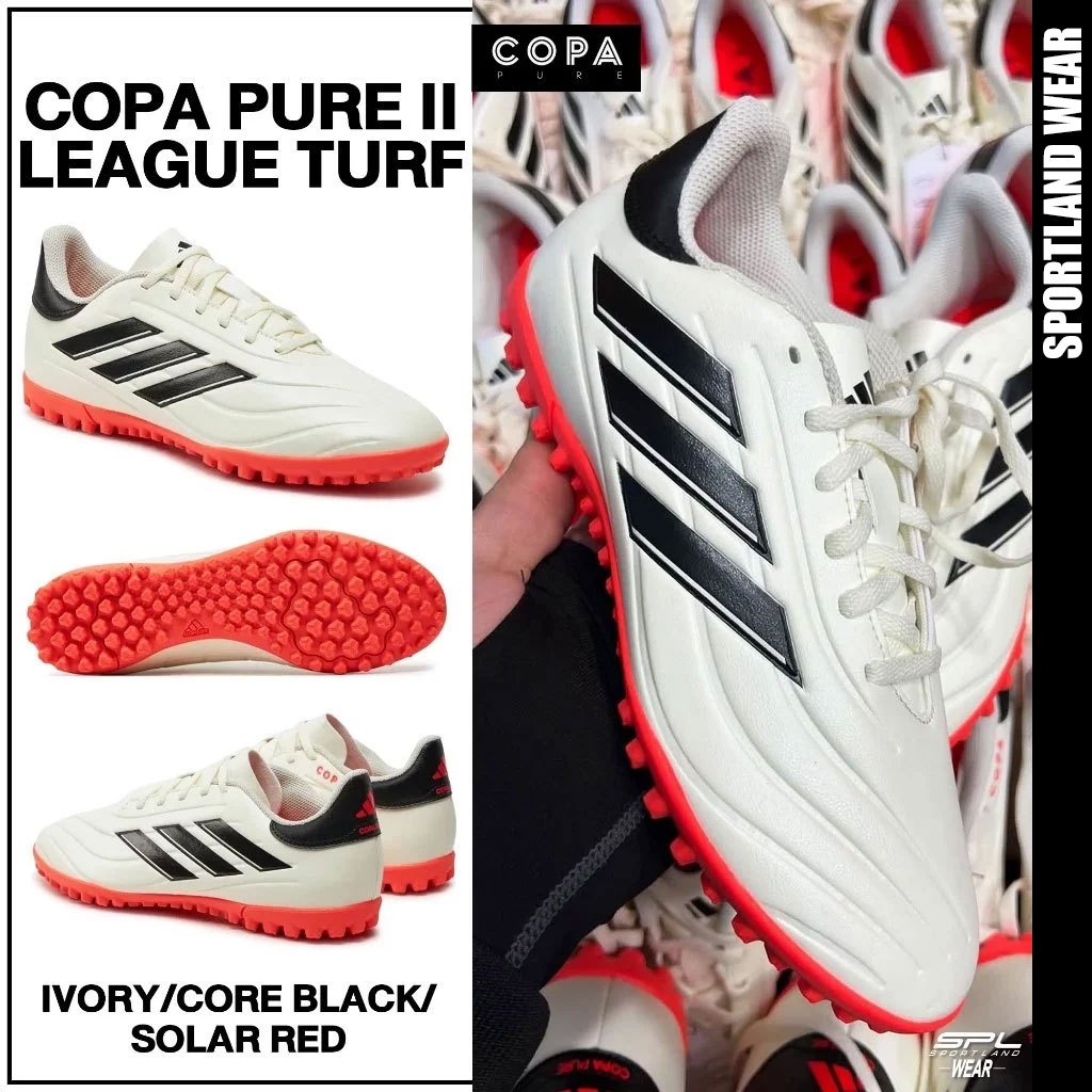 Adidas อาดิดาส รองเท้าฟุตบอล ร้อยปุ่ม FB Copa Pure II Club Turf IE7523 (2000)