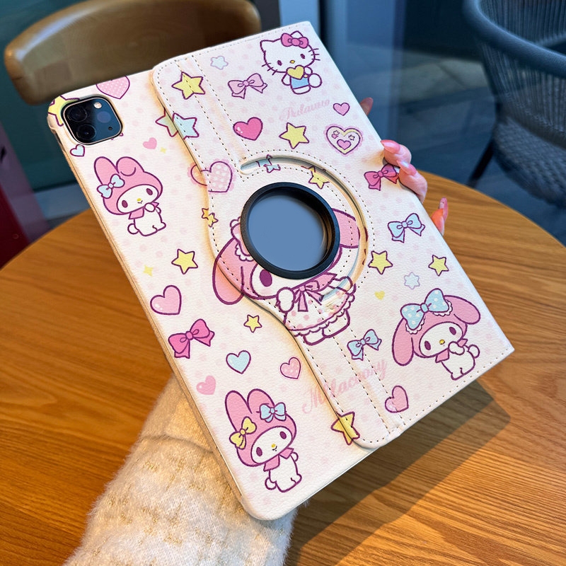 🔥ส่งในพื้นที่🔥เคส iPad หมุนได้ 360° Melody Gen12 Pro11 Pro12.9 Air8 11 Air7 13 Sanrio เคสไอแพด Air5