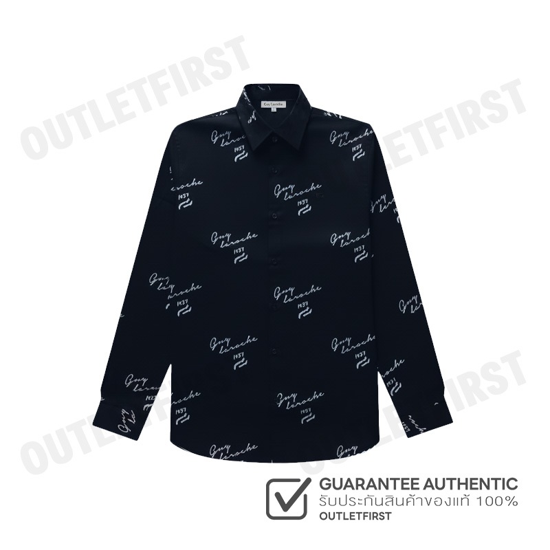 GUY LAROCHE รุ่น MAN'S LONG SLEEVES SHIRT CODE: BAB5223P4NV เสื้อเชิ้ต เสื้อแขนยาว เสื้อเชิ้ตผู้ชาย