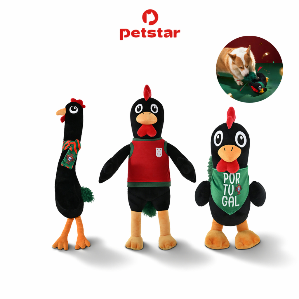 Petstar ของเล่นสุนัข ตุ๊กตาของเล่น ของเล่นสัตว์เลี้ยง Pet Plush Toy ทนทาน ไม่ขาดง่าย มี 3 ขนาด