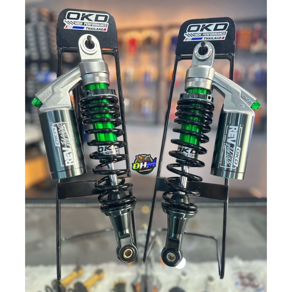 โช๊คหลัง OKD รุ่น RevJunior ใส่เวฟ ( 125i ปี 2023 ถึงปัจจุบัน / 110i ปี2019 ถึงปัจจุบัน ) สูง320มิล ราคา ถูกที่สุด ดีลบีเคเค แกลเลอรีภาพที่ 3