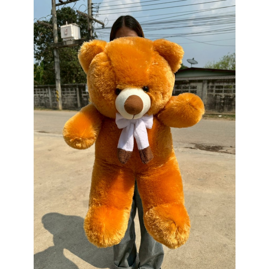 ตุ๊กตาหมีขนปุย ขนาด65เซนติเมตร(งาน มอก.แท้)ตรงปก พร้อมส่งทุกวัน ราคา ถูกที่สุด ดีลบีเคเค แกลเลอรีภาพที่ 8
