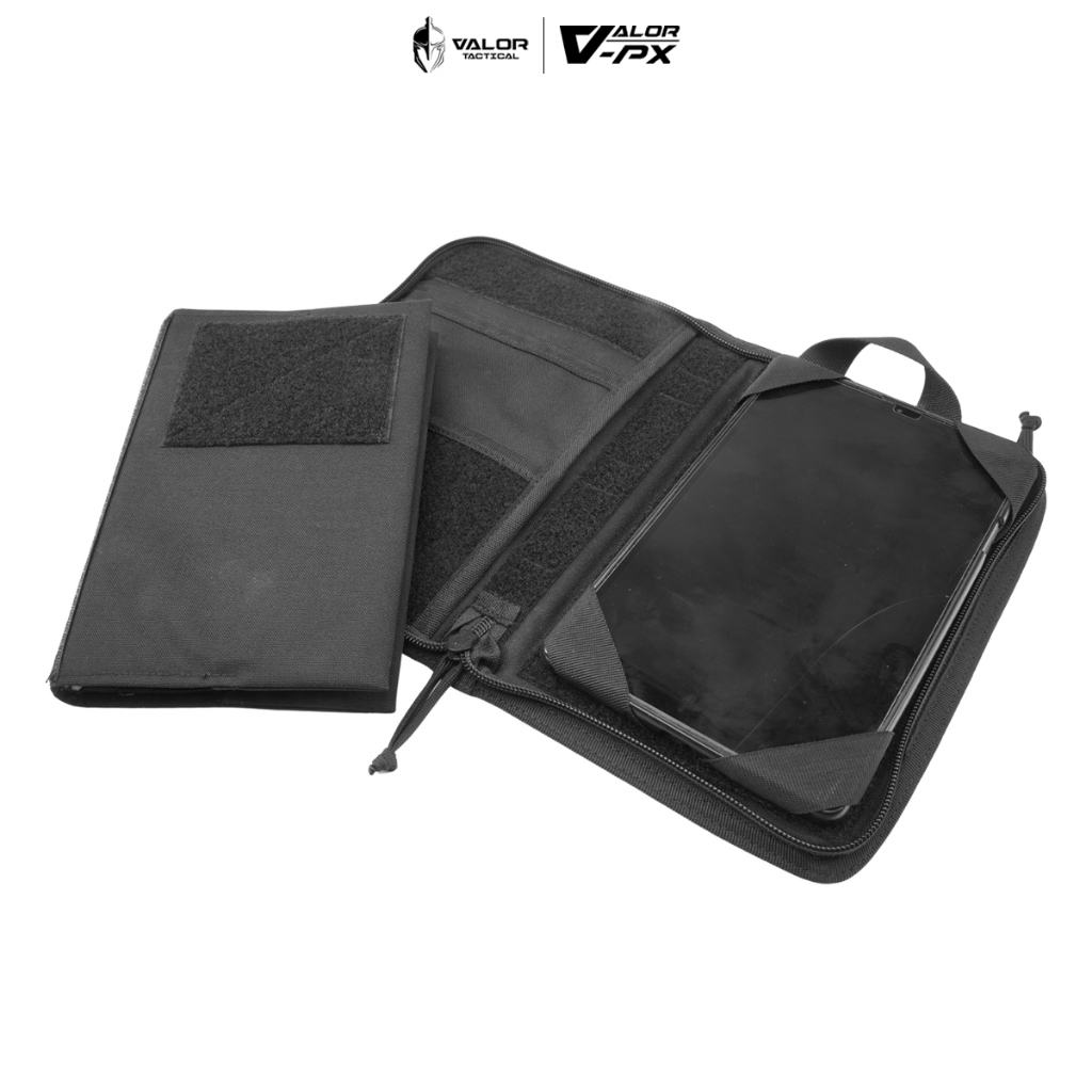 VALOR PX - Notebook Cover กระเป๋าใส่สมุด ปกสมุดโน๊ต ถอดแยกได้ มีช่องใสแผนที่และบัตร จัดระเบียบอุปกรณ์ EDC