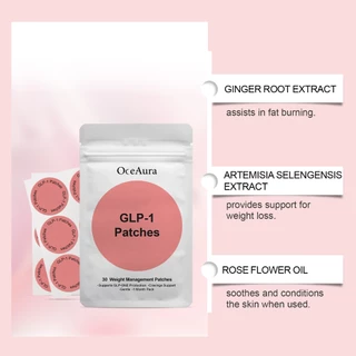 OceAura แผ่นแปะ GLP-1 30 ชิ้น จัดการน้ำหนักได้อย่างมีประสิทธิภาพ เหมาะสำหรับทุกเพศ ใช้งานสะดวก