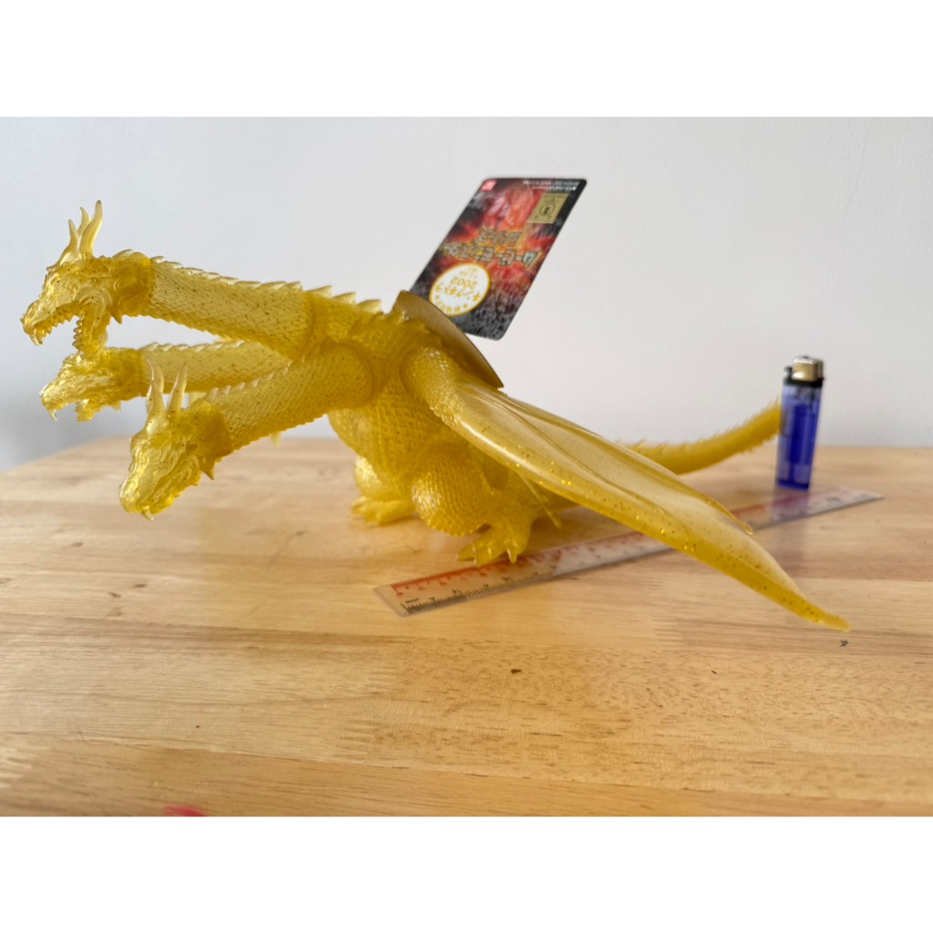 2001 Movie Monster Theater EXC 7" GMK King Ghidorah 2002 Figure w/TAGS Godzilla