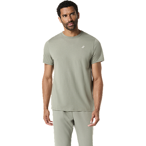 ASICS : 2031F458.301 ASICS SPIRAL EMBROIDERY TEE MEN เสื้อคอกลมผู้ชาย