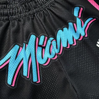 เสื้อแขนสั้น และกางเกงกีฬา กางเกงบาสขาสั้น MIAMI HEAT Collection [ มีไซส์ใหญ่ ]