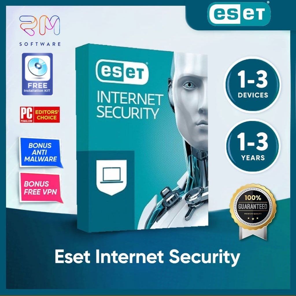 ESET Internet Security ORIGINAL 1 to 3 Year