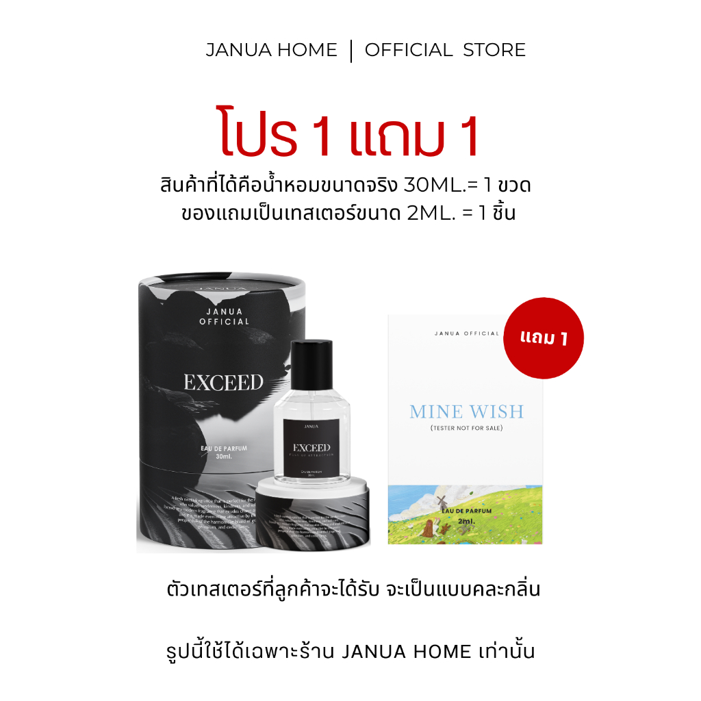 (1แถม1ของแถมเทสเตอร์ 2ml.)(รับประกันของแท้) น้ำหอมแจนยัวร์คอลเลคชั่นผู้ชาย ของแท้พาร์ทเนอร์บริษัท Janua For Men