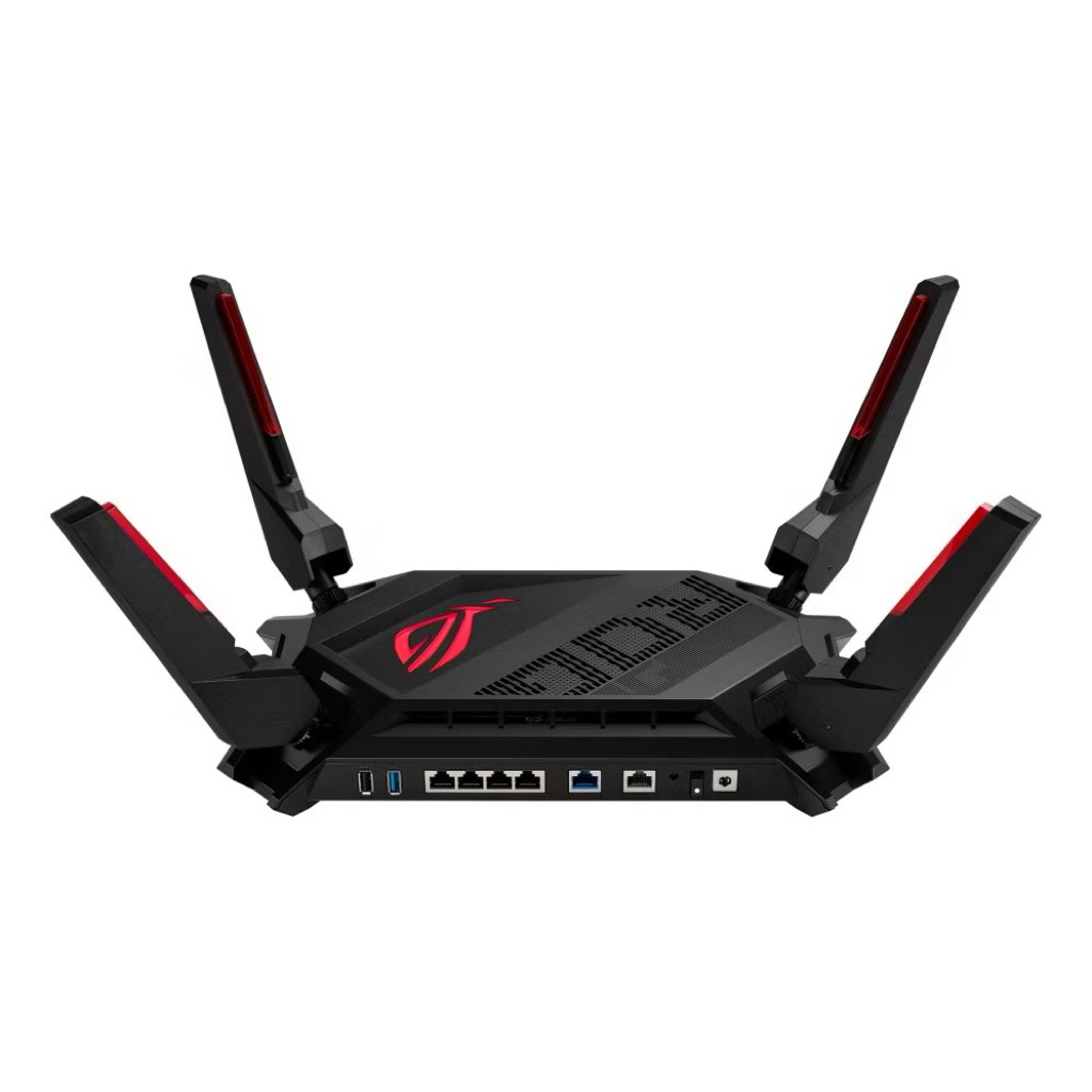 ASUS เราเตอร์ ROG Rapture GT-AX6000 Dual-Band WiFi 6 network Gaming Router,Dual 2.5G ports มือ2