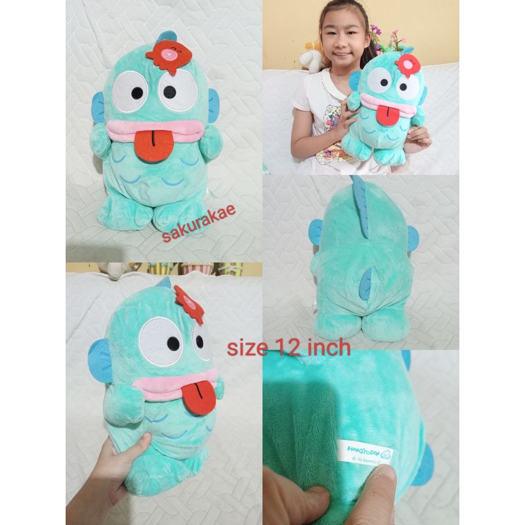 (พร้อมส่ง) ฮังเกียวดง มือสอง/มือ1 Hangyodon ตุ๊กตาฮังเคียวดง Sanrio ซานริโอ้ โล๊ะช็อป  งานลิขสิทธิ์แท้