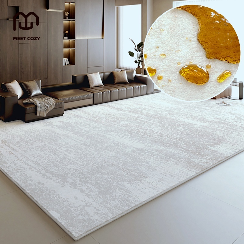 MEET COZY พรมปูพื้น กำน้ำ carpet ขนนุ่ม  พรม ผ้าแคชเมียร์เทียม #1 DN-Dua