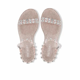 holster australia รองเท้าแตะรัดส้นผู้หญิง sunlight glitter สี rose