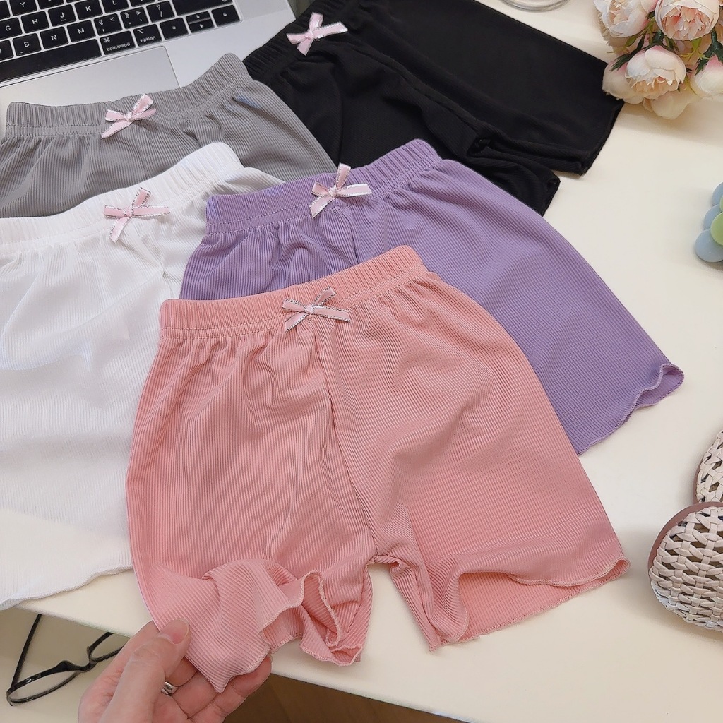 Babyonline(Y556)ล่าง3  (ส่งด่วน1วัน)กางเกงเลคกิ้ง กางเกงซับในเด็กผู้หญิงสีพื้นน่ารัก ผ้านิ่ม ใส่สบาย