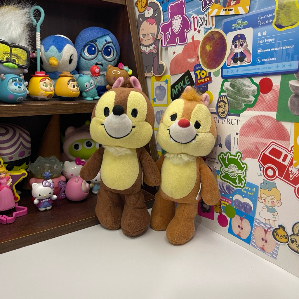 พร้อมส่ง ตุ๊กตา  Disney Store nuiMOs Chip and Dale มือสอง