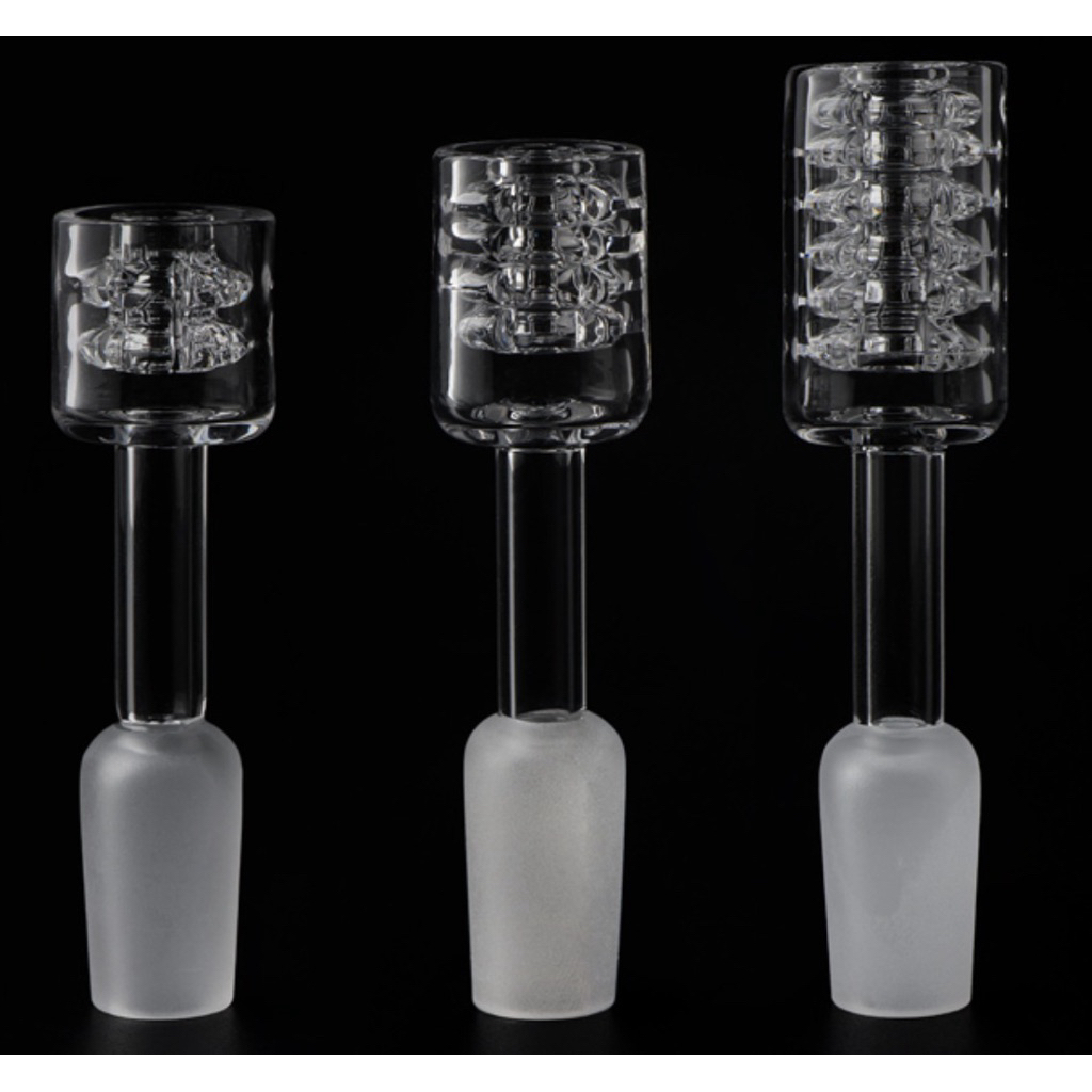 Vortex Airflow Quartz Banger – Auto Spinner Style, No Cap Needed, 10mm 14mm 18mm, Multiple Coil Opti