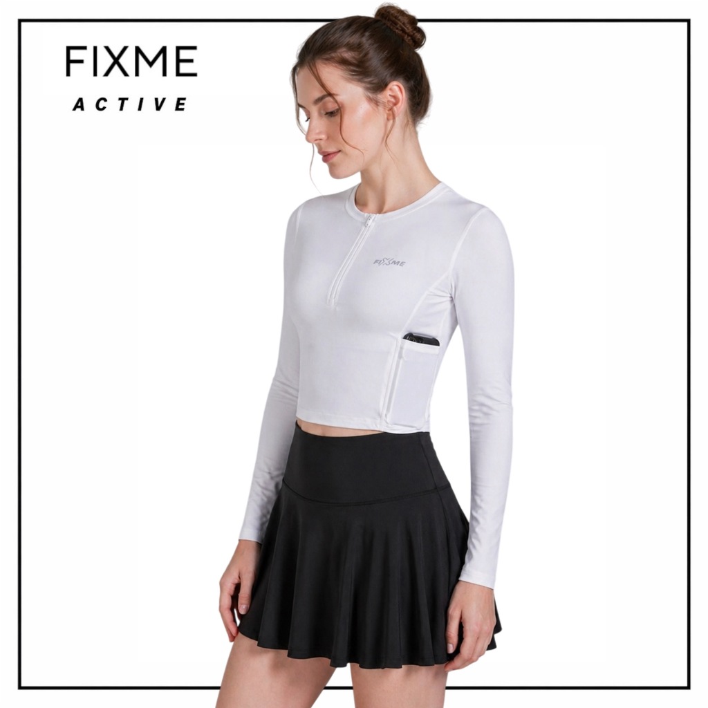 เสื้อวิ่งแขนยาว รุ่น Active มีช่องใส่ของ