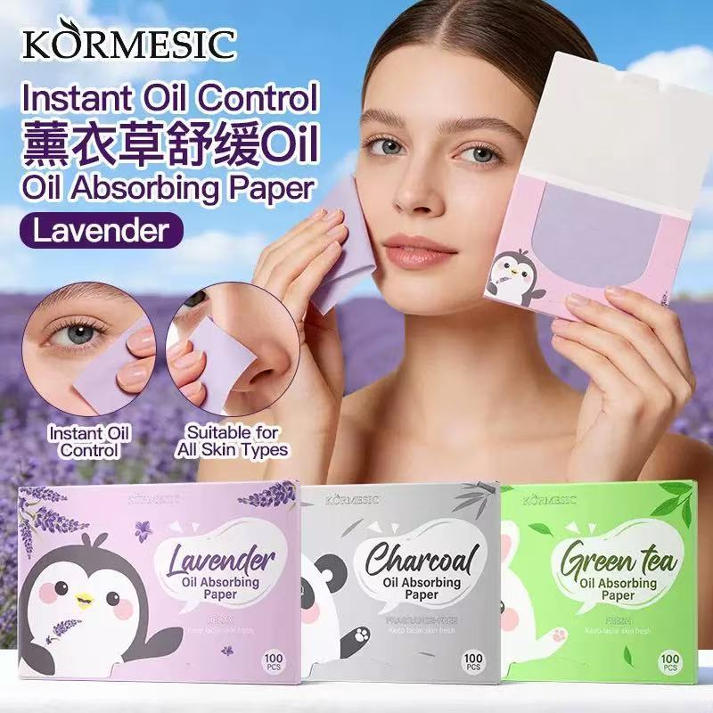 Makeup Friendly Blotting Papers for Oily Skin 100 sheets แผ่นฟิล์มซับมัน ซับหน้ามัน กระดาษซับมัน