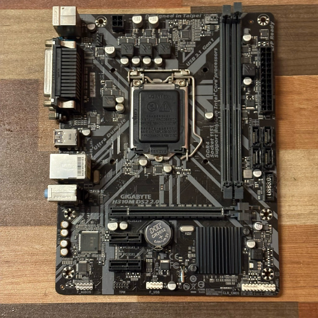 [มือสอง] GIGABYTE H310M DS2 2.0 Mainboard LGA1151 รองรับ Intel Gen 8 / Gen 9 สภาพดี ประกันร้าน 1 เดื